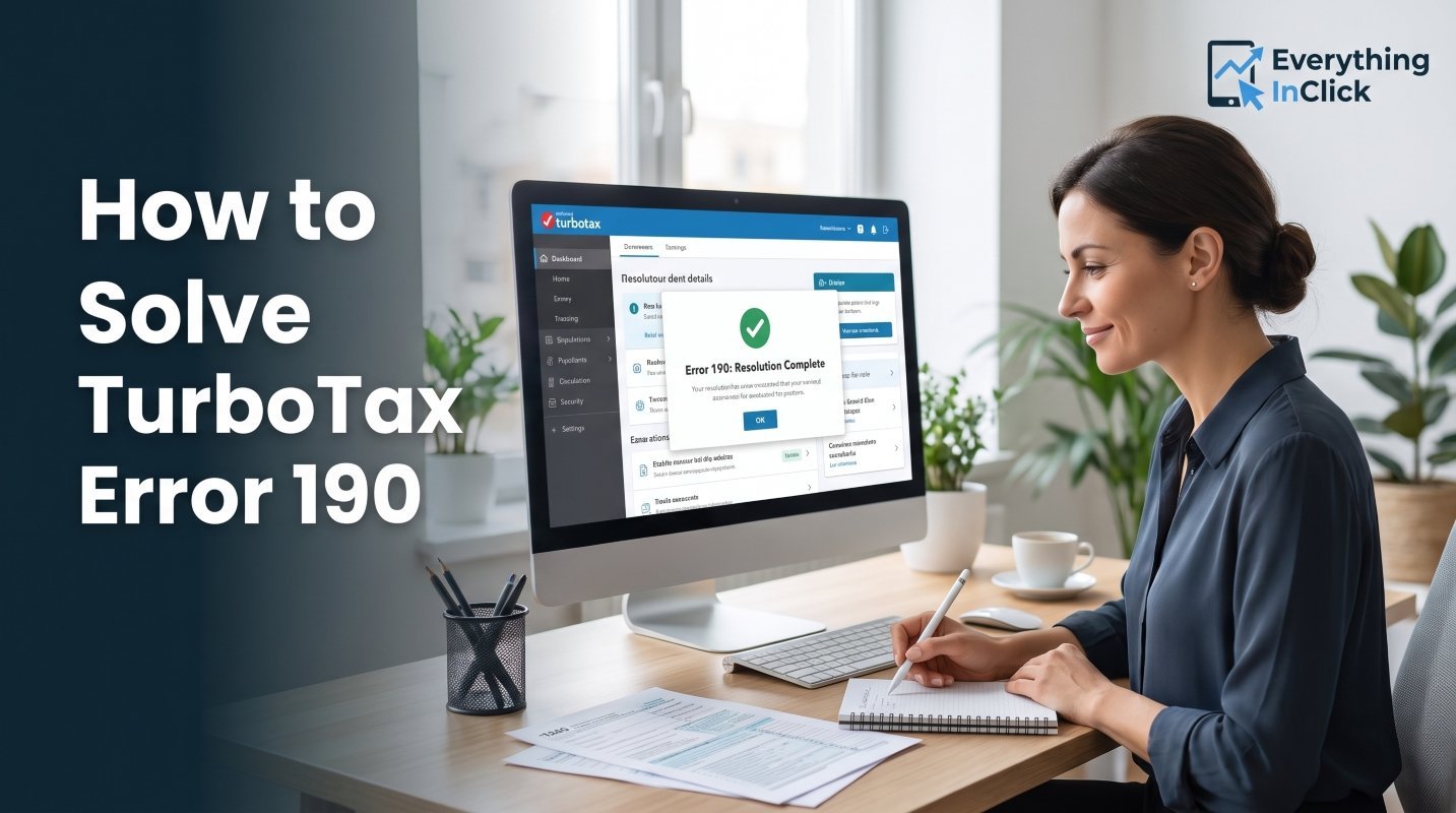 10-How to Solve TurboTax Error 190-Everything-InClick