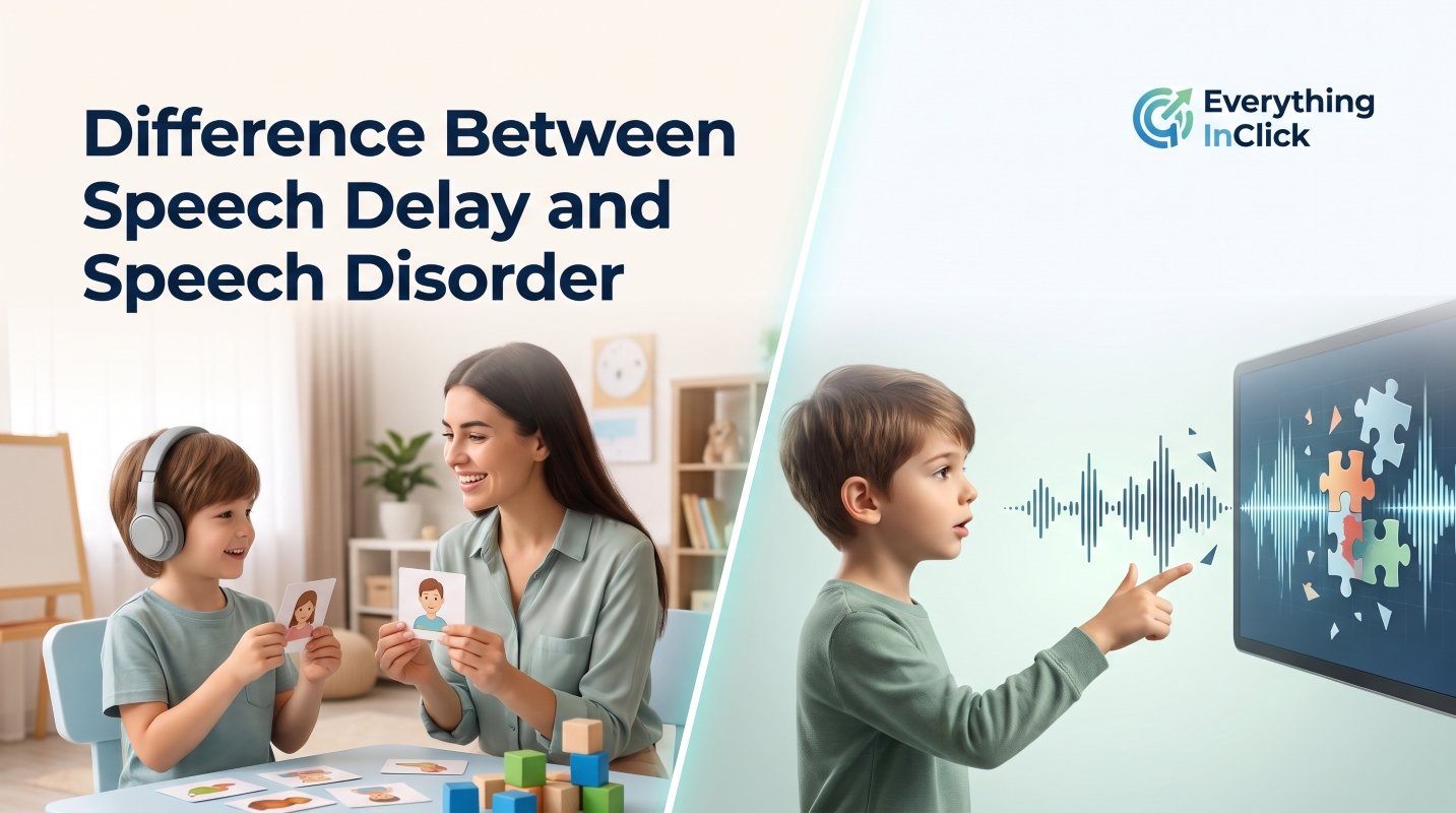 Difference Between Speech Delay and Speech Disorder