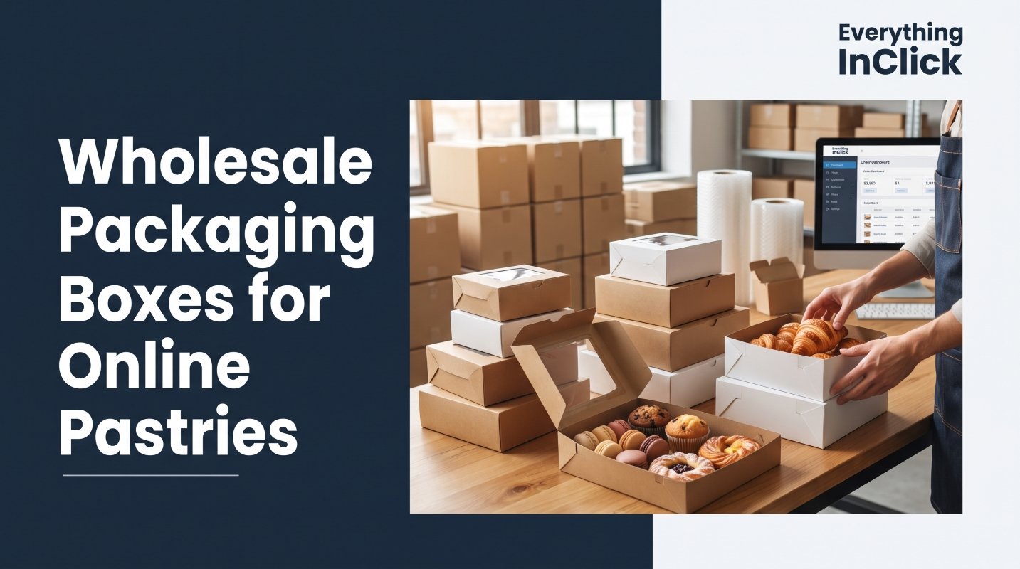 Wholesale Packaging Boxes for Online Pastries