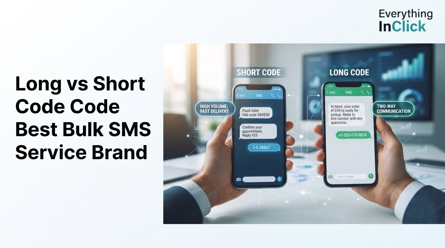 Long vs Short Code Best Bulk SMS Service Brand