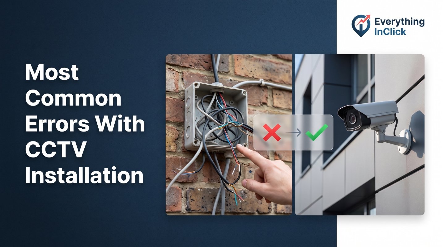 Most Common Errors With CCTV Installation