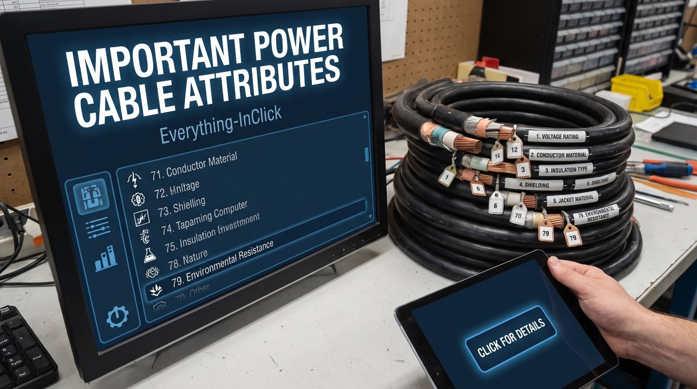 Important Power Cable Attributes