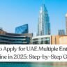 How to Apply for UAE Multiple Entry Visa Online in 2025: Step-by-Step Guide