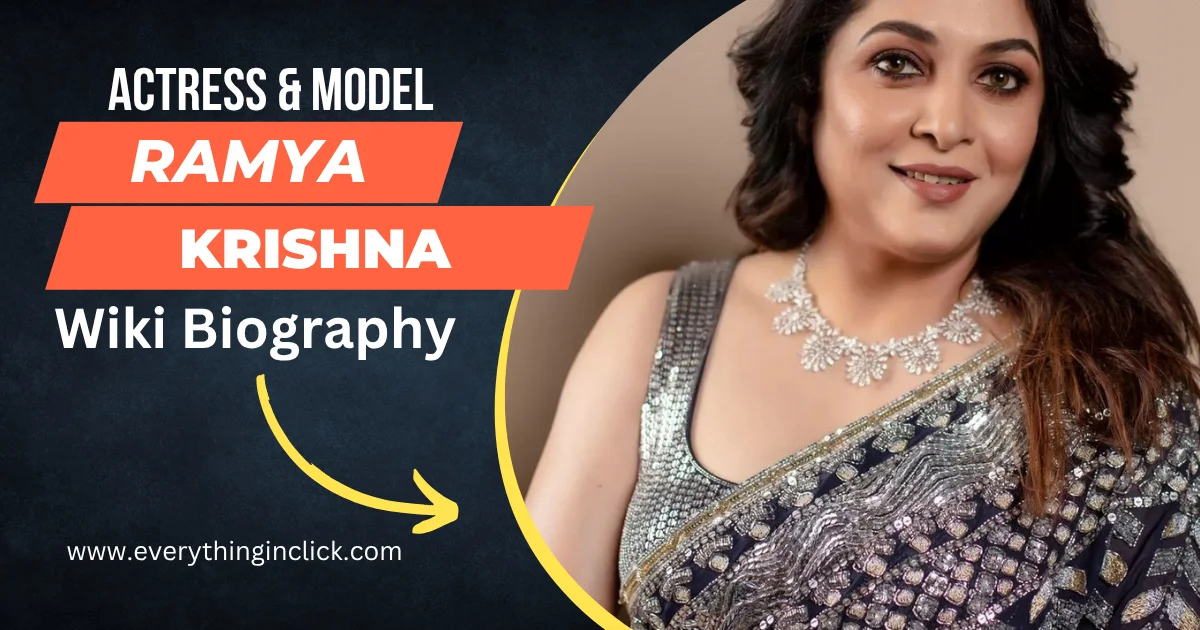 Ramya Krishna Wiki Biography