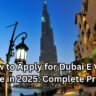 How to Apply for Dubai E Visa Online in 2025: Complete Process