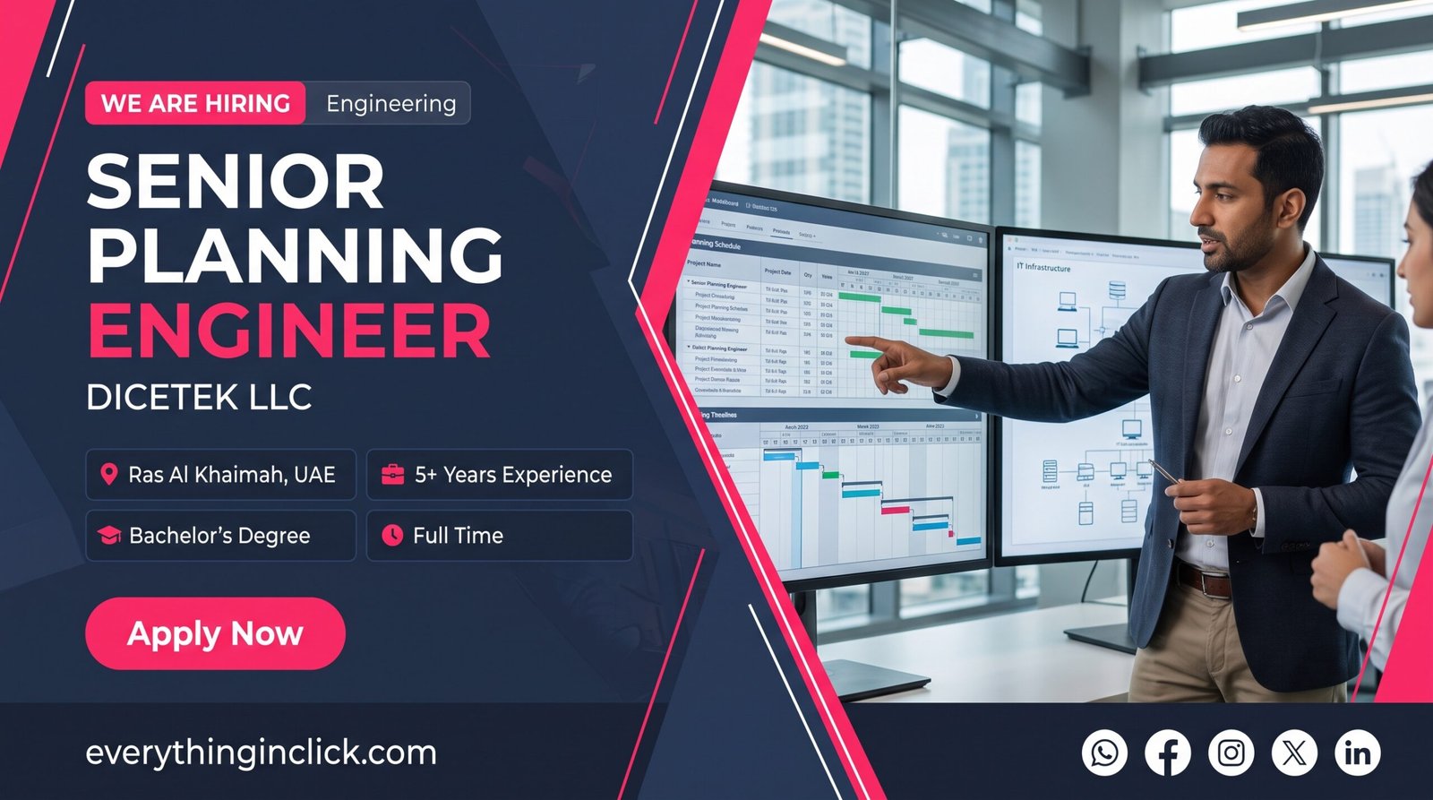 Senior Planning Engineer Job in Dubai, UAE